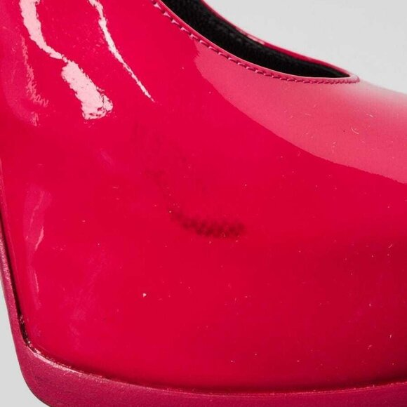 Yves Saint Laurent Pink Patent Leather Tribtoo Platform Pumps Size 5.5/36 - Picture 5 of 5